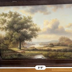 Oil Painting, Framed