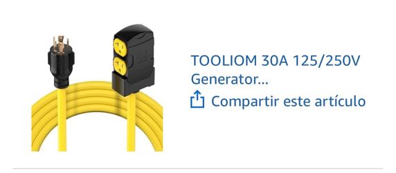 Cable para generador de electricidad