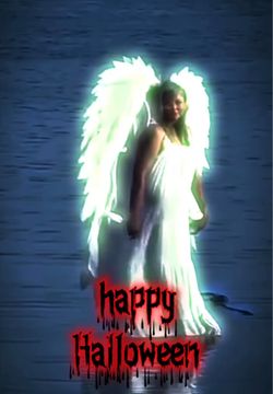 Handmade  Halloween costume. Angel Wings