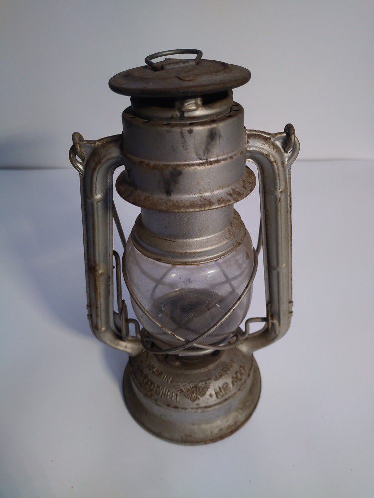 Vintage Grey Winged Wheel No. 400 Lantern