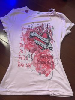 2 pink shirts