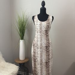 Bar III Snakeskin Print XL  Dress