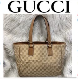 Gucci Monogram Tote and Gucci Wallet