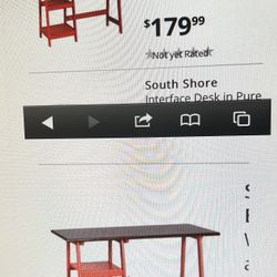 Lynne Writing desk in Red and  Espresso-do you offer