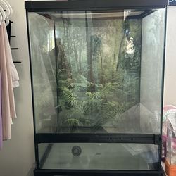 Reptile Enclosure Paludarium Cage With Drainage