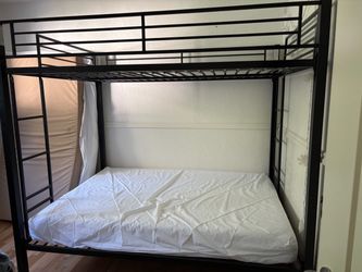 Black Metal Bunk Bed Frame