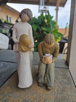 Willow Tree "Mother and Daughter" &  "New Dad"