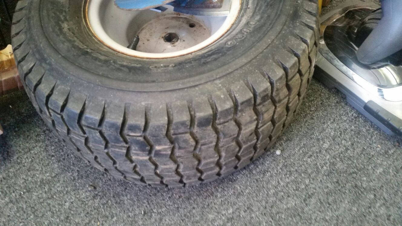 Tractor tire.
