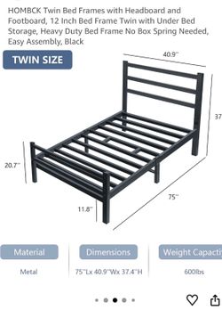 Twin Metal Frame