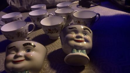 Set up 10 cups Wedgwood Bone China Make In England 