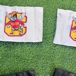 2. COLTON ♥️💛🐝 Automobile  window flags size 18”x12”