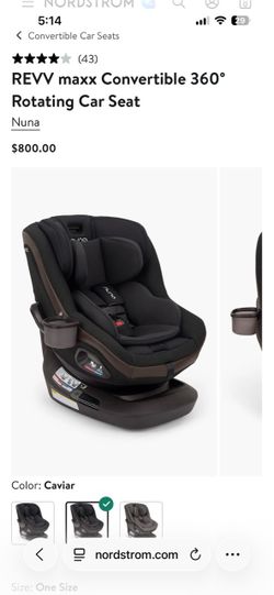 Nuna REVV Maxx 360° Convertible Car Seat