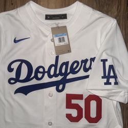 New Men’s Size Medium Nike LA Dodgers Mookie Betts Jersey 