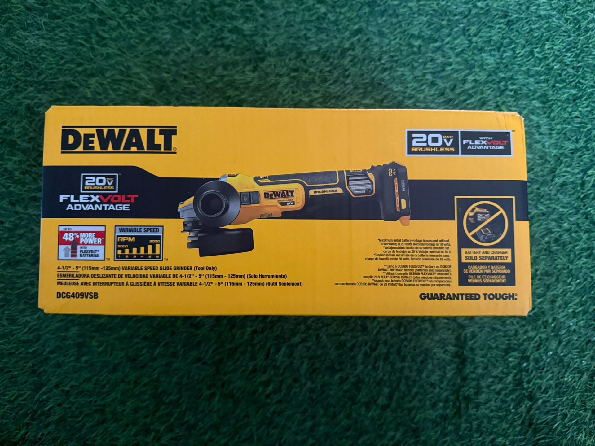 Dewalt 20V 5in FLEXVOLT Advantage Grinder
