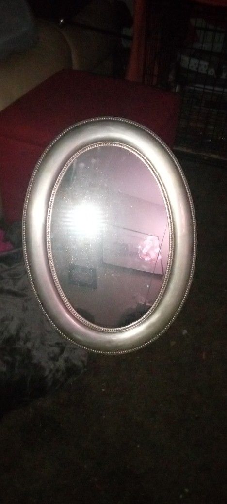 Vintage Silver Mirror.