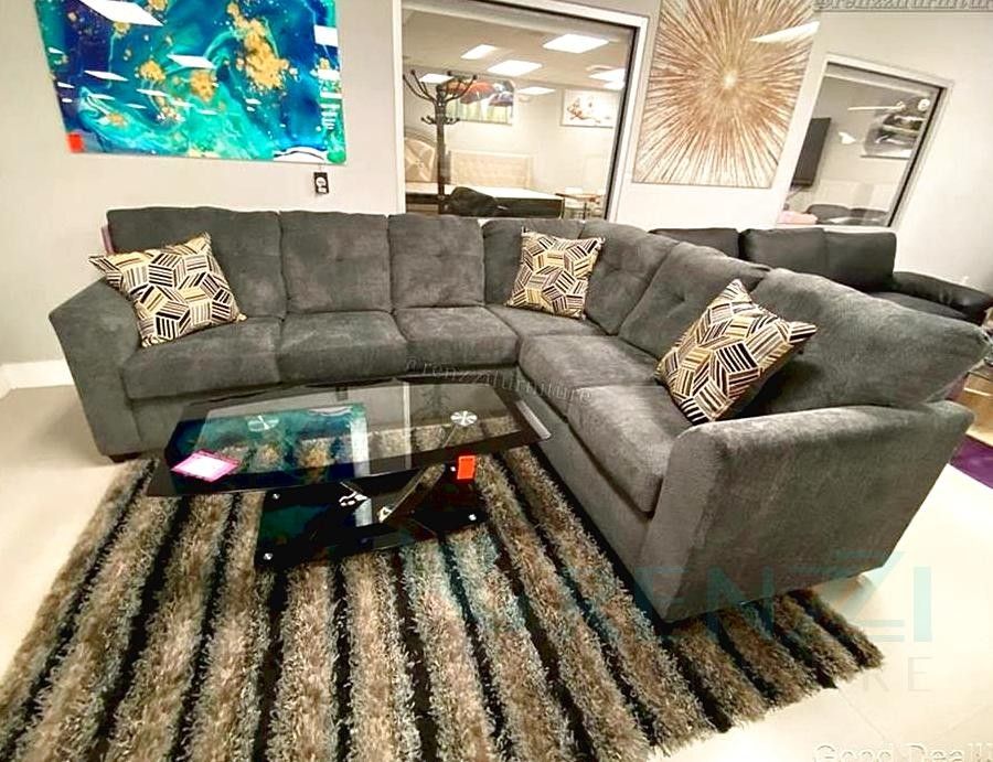 ||N-2||-Brand new-Gray Sectional $1099 / Financing Available