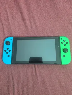 Nintendo Switch V1 Neon Joy-Con - Blue Left, Green Right