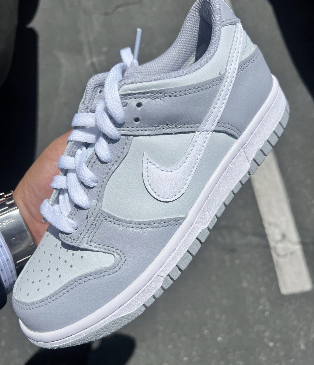 Nike Dunk Low Two Tone Grey GS Women's