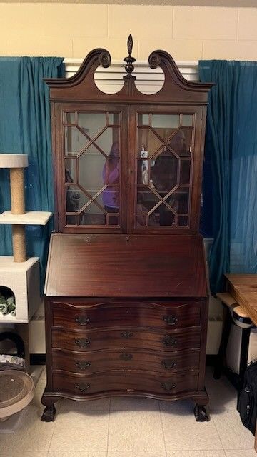 Antique Mahogany Maddox Secretary Desk