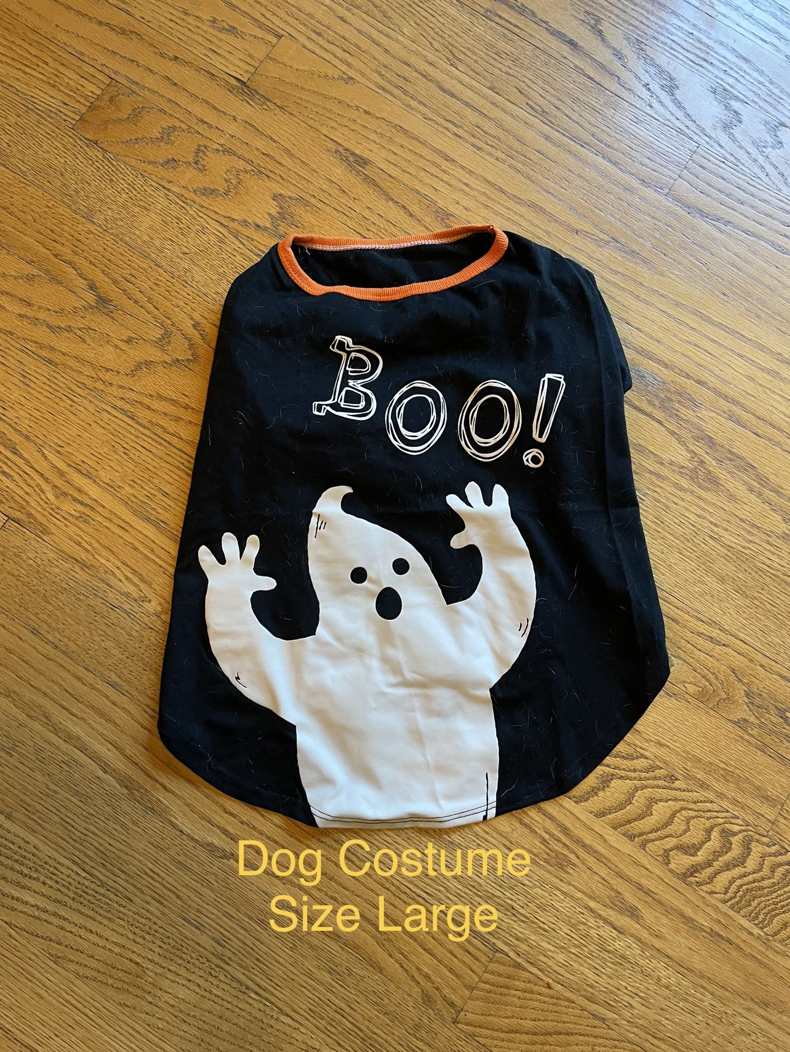 Dog Halloween T-Shirt Costumes (Pumpkin, Ghost Or Skeleton)