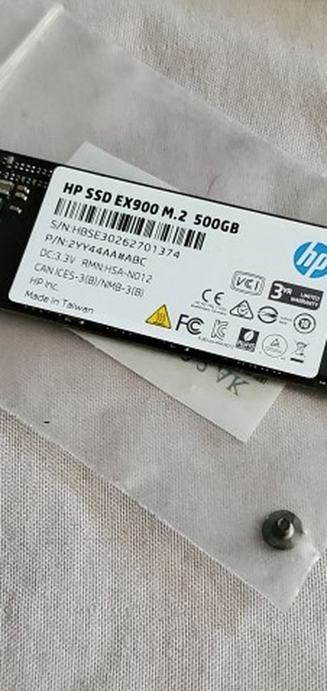 Hp M.2 SSD 500GB FOR GAMING PC OR LAPTOP