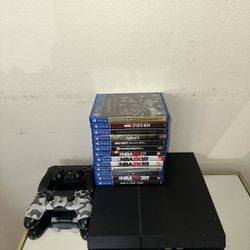 PS4 Bundle With Extra Controller And Games!