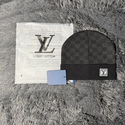 Black LV Beanie 