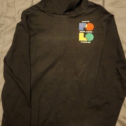 Polo Ralph Lauren Pre-School Logo Cotton Jersey Hooded Tee Black Size 7