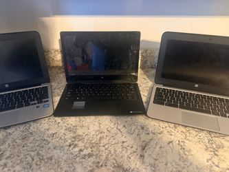 Lot of 3 Laptops – HP x2 and Gateway