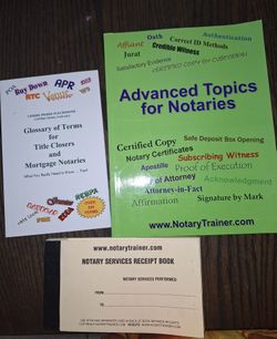 Signing Agent Mobile Notary Books