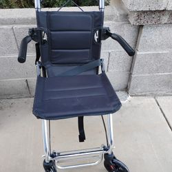 New Heavy-Duty Transport Chair – Portable & Folding 
Lightweight, sturdy, and easy to maneuver through tight spaces or up and down stairs. Folds flat 