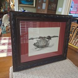 GINNY SCHAFFER SIGNED LIMITED EDITION LOON PRINT - 94/250