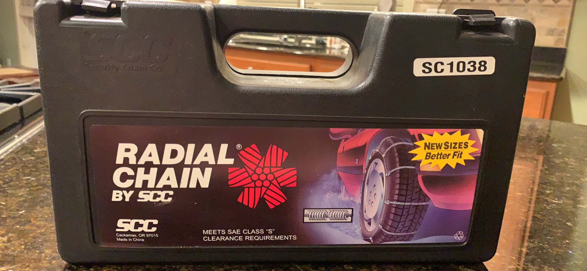 New tire cable chains