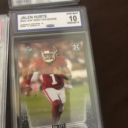 Jalen Hurts Gem Mint Rookie Card!
