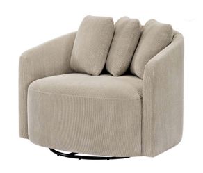 NEW oversized swivel living room accent chair