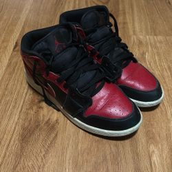 Black And Red Air Jordan 1s