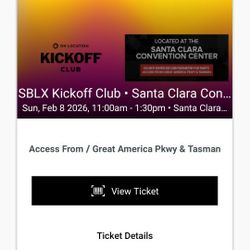 Super Bowl: SBLX KICKOFF CLUB TAILGATE