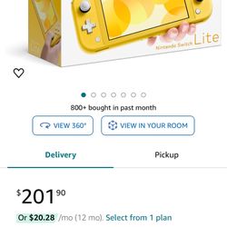 Nintendo Switch Lite (yellow)