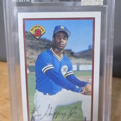 1989 Bowman Ken Griffey Beckett 9