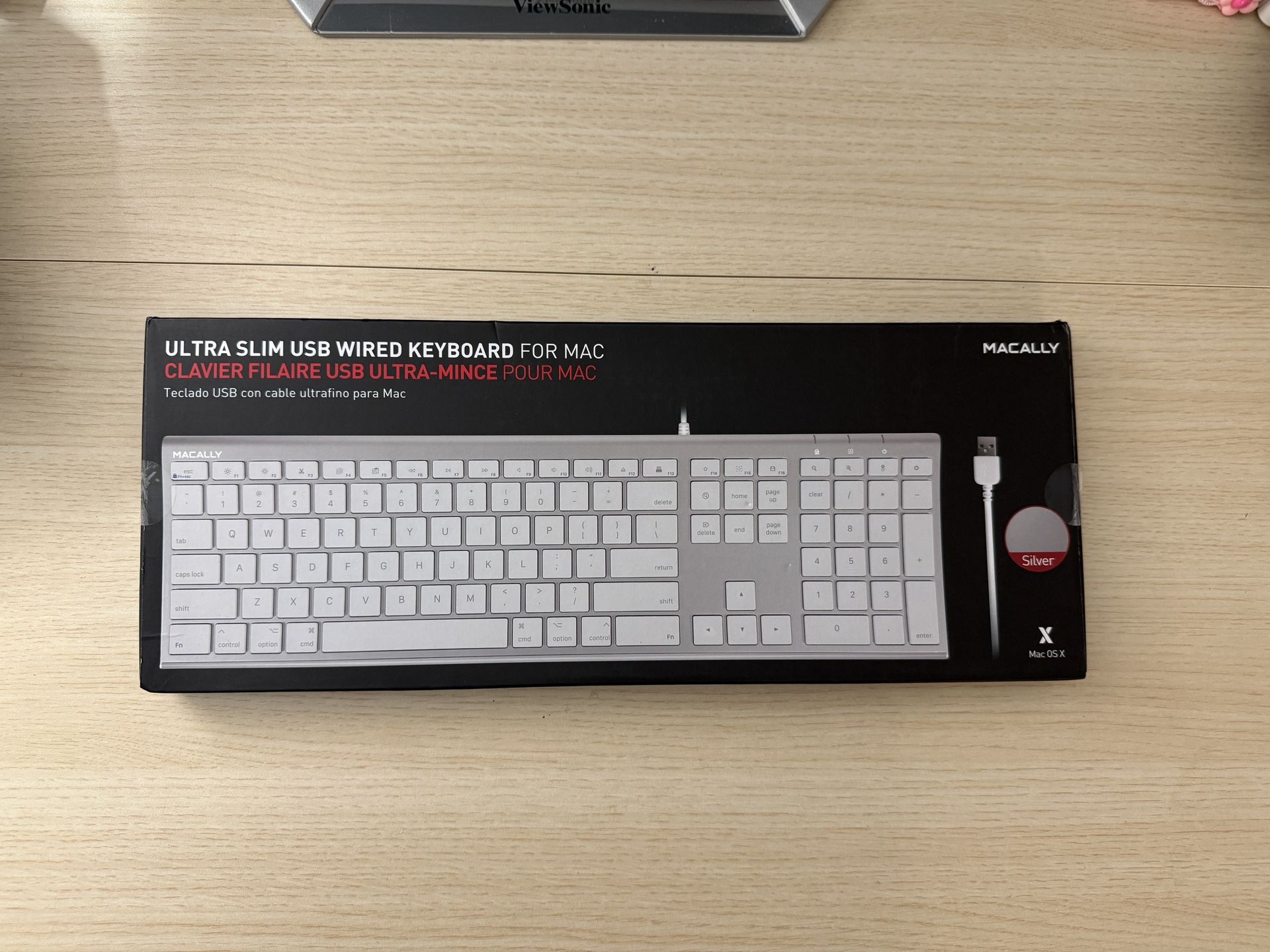 Ultra Slim Wired Keyboard For Mac 