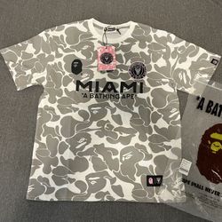 Bape X Inter Miami  Cf Camo T-Shirt