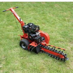 MechMaxx TCR1500 15HP 420cc E-Start Powered 24" Ditching Trencher, TCR1500 MODEL: TCR1500 KOHLER  DIMENSION: 45" x30" x34% N.W. G.N: 392/414 lb