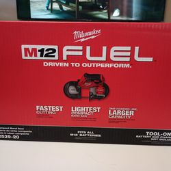 New Milwaukee M12 Fuel Compact Band Saw 