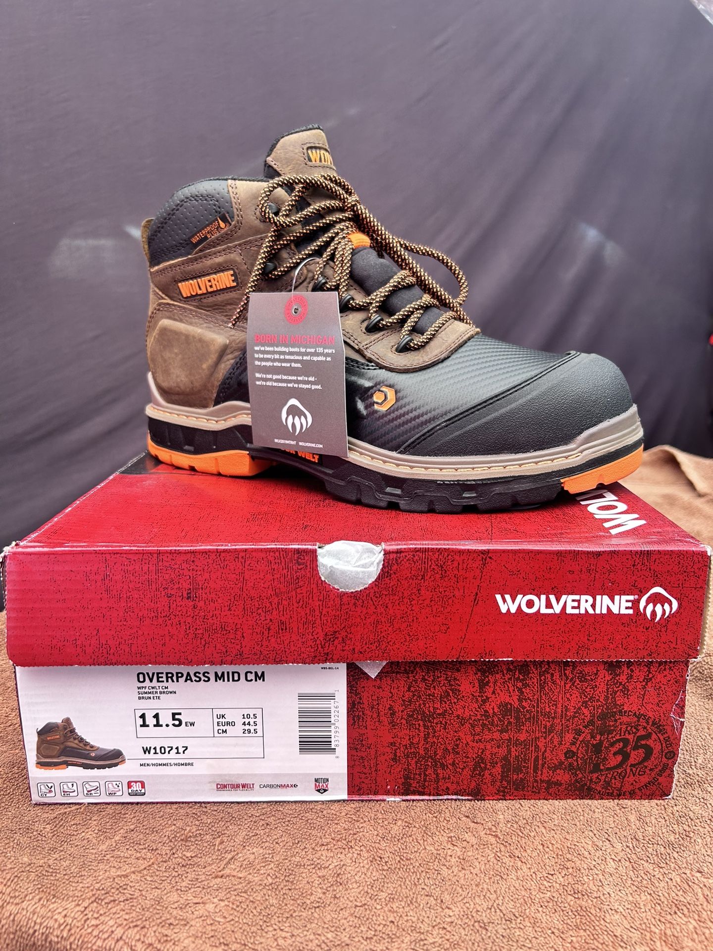 WOLVERINE STEEL TOE WORK BOOTS