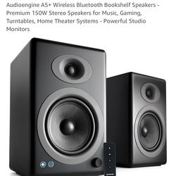 Audioengine A5+ Wireless Bluetooth Bookshelf Speakers