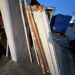 Free 64in. By 16in. Wooden Shelves