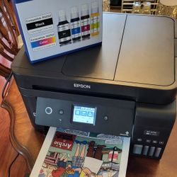 Epson ET-4750 EcoTank Printer – Like New + Extra Set