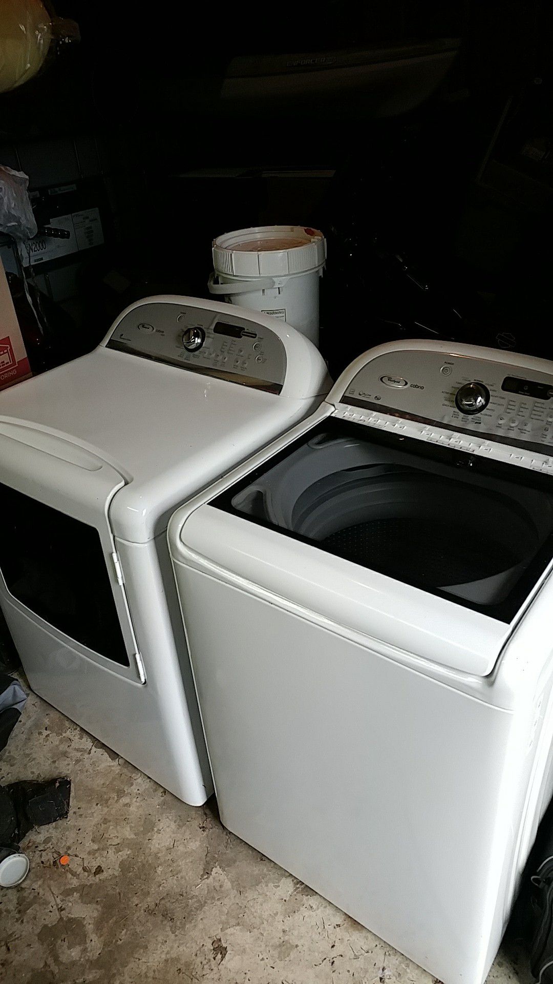 Whirlpool Cabrio washer and dryer combo - $400