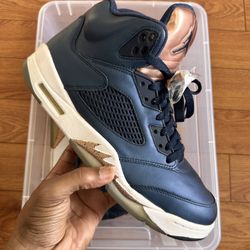 RETRO JORDAN 5 Bronze Obsidian Olympic Size 11