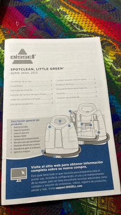Bissell Spotclean Little Green